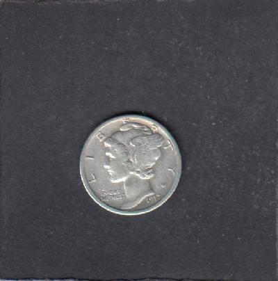Beschrijving: 1 Dime MERCURY
